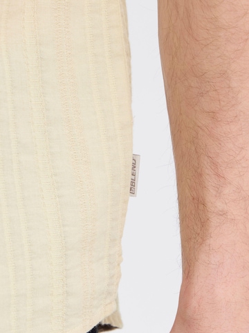 BLEND - Regular Fit Camisa ' BHDarius ' em bege