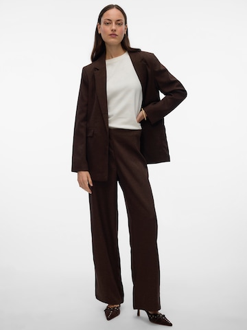 VERO MODA Wide leg Pants in Brown