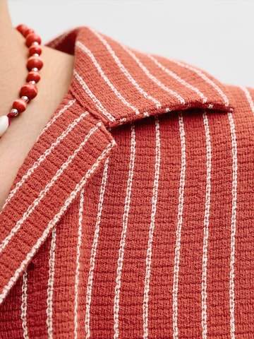 JACK & JONES Comfort Fit Риза 'JORCOBA' в червено