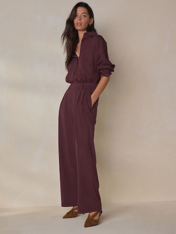 Next Wide Leg Hose in Rot