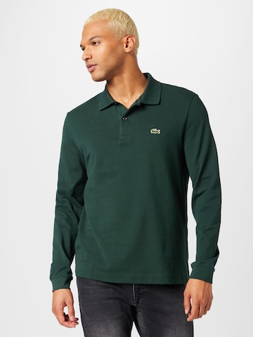 LACOSTE Regular fit T-shirt i grön: framsida