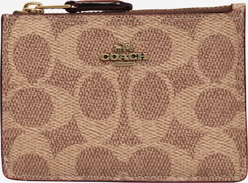 COACH Wallet in Beige: front