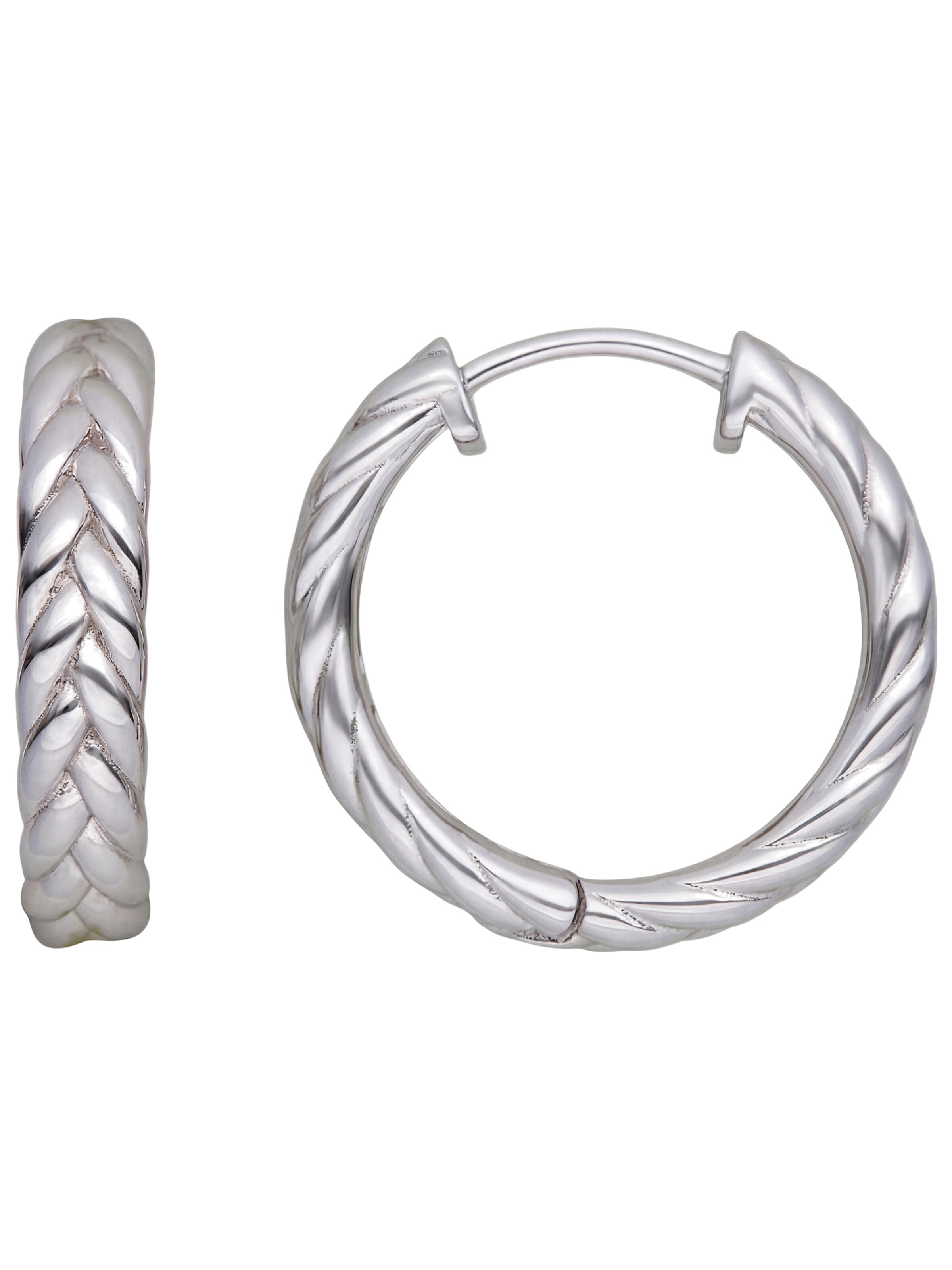 Jobo Earrings in Silver: front