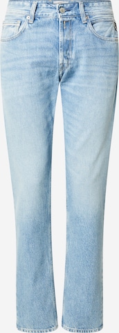 REPLAYSlimfit Traperice 'GROVER' - plava boja: prednji dio