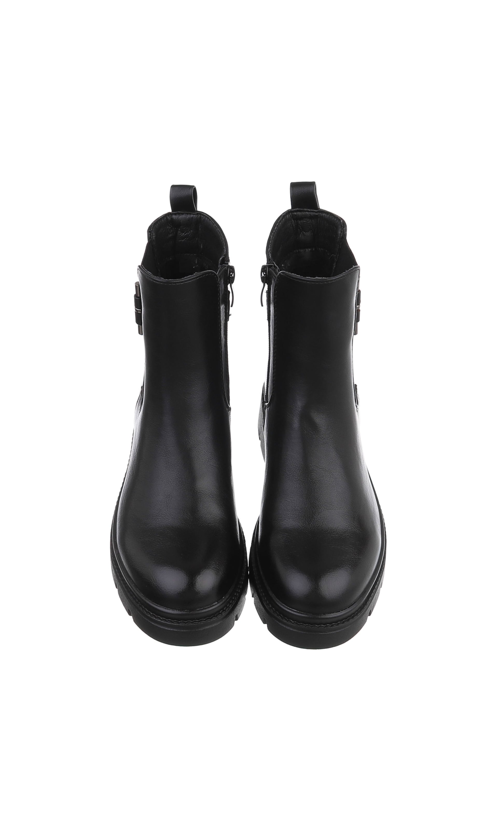 Ital-Design Ankle Boots in Black