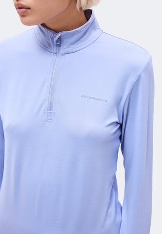 ENDURANCE - Camisa funcionais 'Aileen' em azul