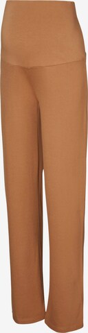 Loosefit Pantalon 'LUNA' MAMALICIOUS en marron : devant