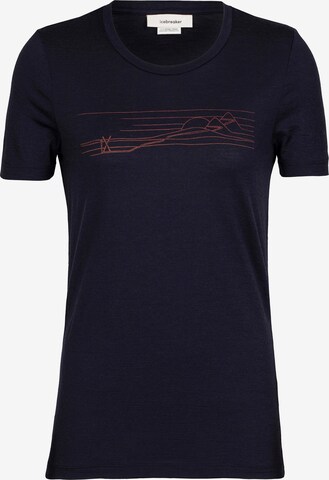 T-shirt fonctionnel 'Tech Lite II' ICEBREAKER en bleu : devant