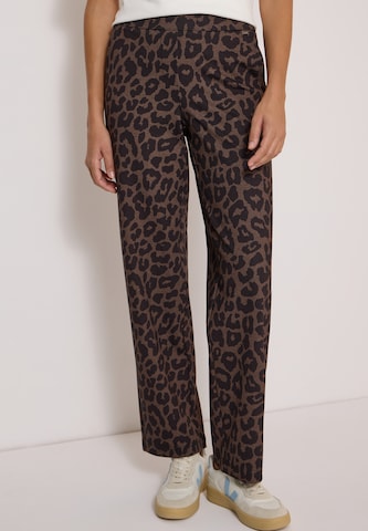CECIL Regular Broek 'Neele' in Bruin: voorkant