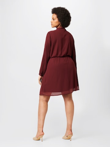 ABOUT YOU Curvy Shirt Dress 'Phoenix' in Red
