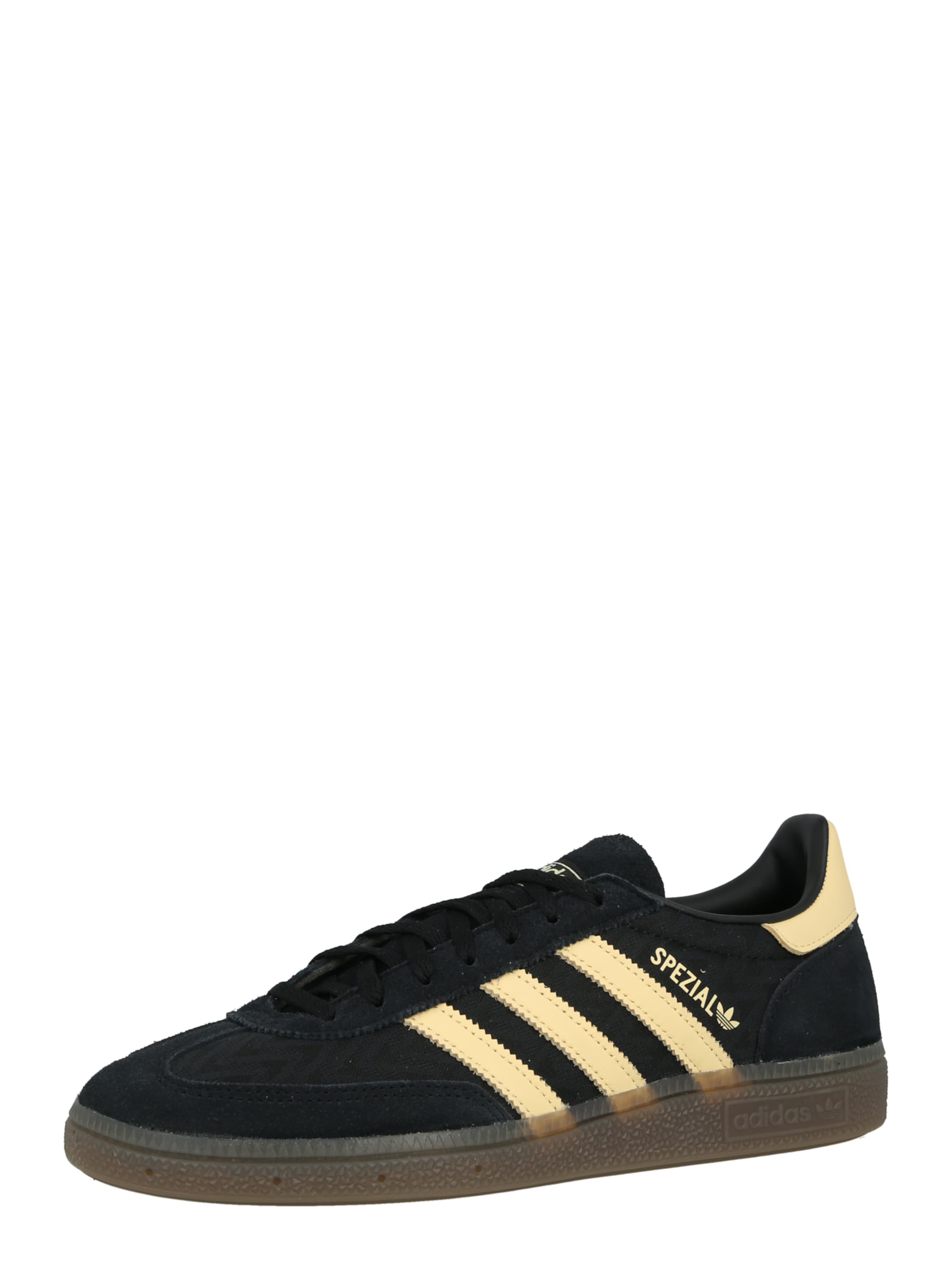 Sneaker low 'HANDBALL SPEZIAL' de la ADIDAS ORIGINALS pe negru: față
