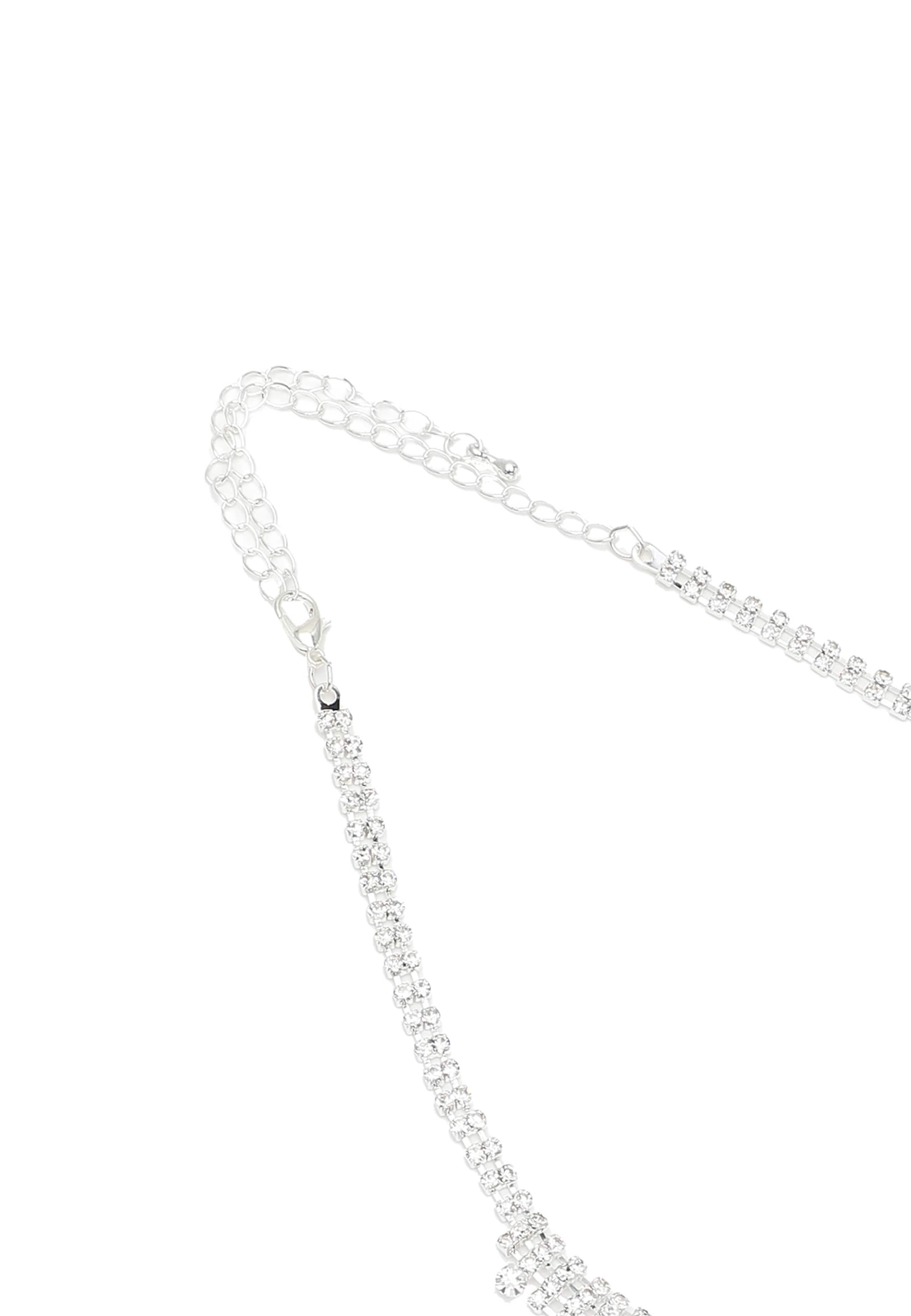 SOHI Комплект украшений 'Billie' в Серебристый