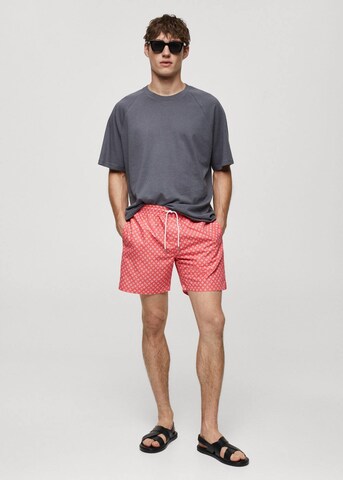 MANGO MAN Badehose in Rot