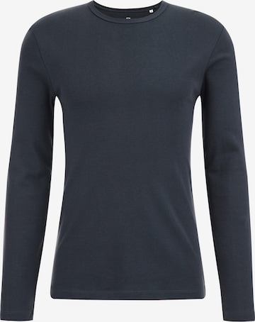 T-Shirt WE Fashion en bleu : devant