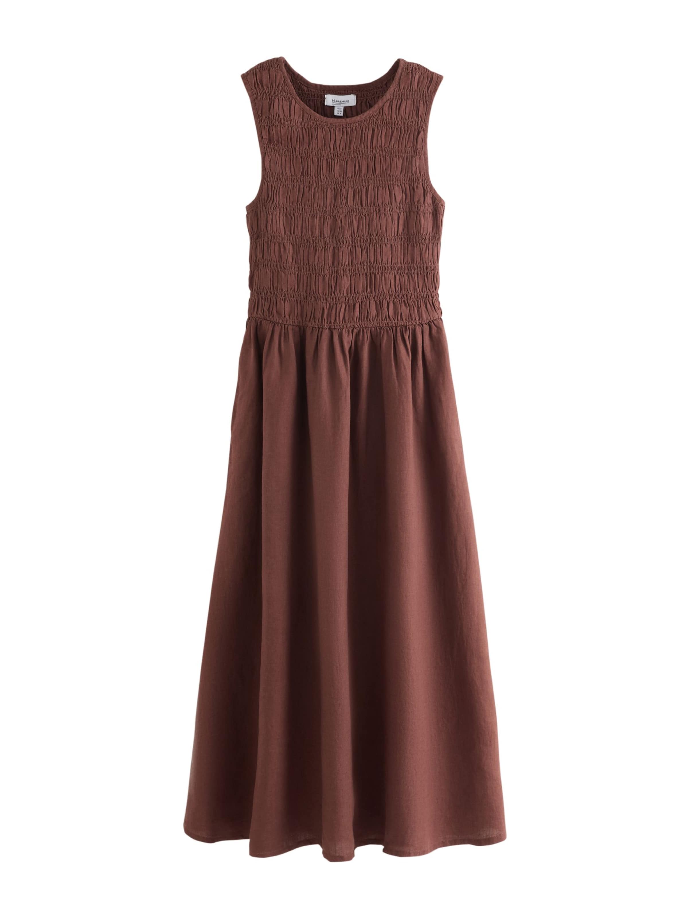 Next Платье в Коричневый: спереди