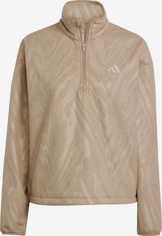 ADIDAS PERFORMANCE Spordipullover, värv pruun: eest vaates