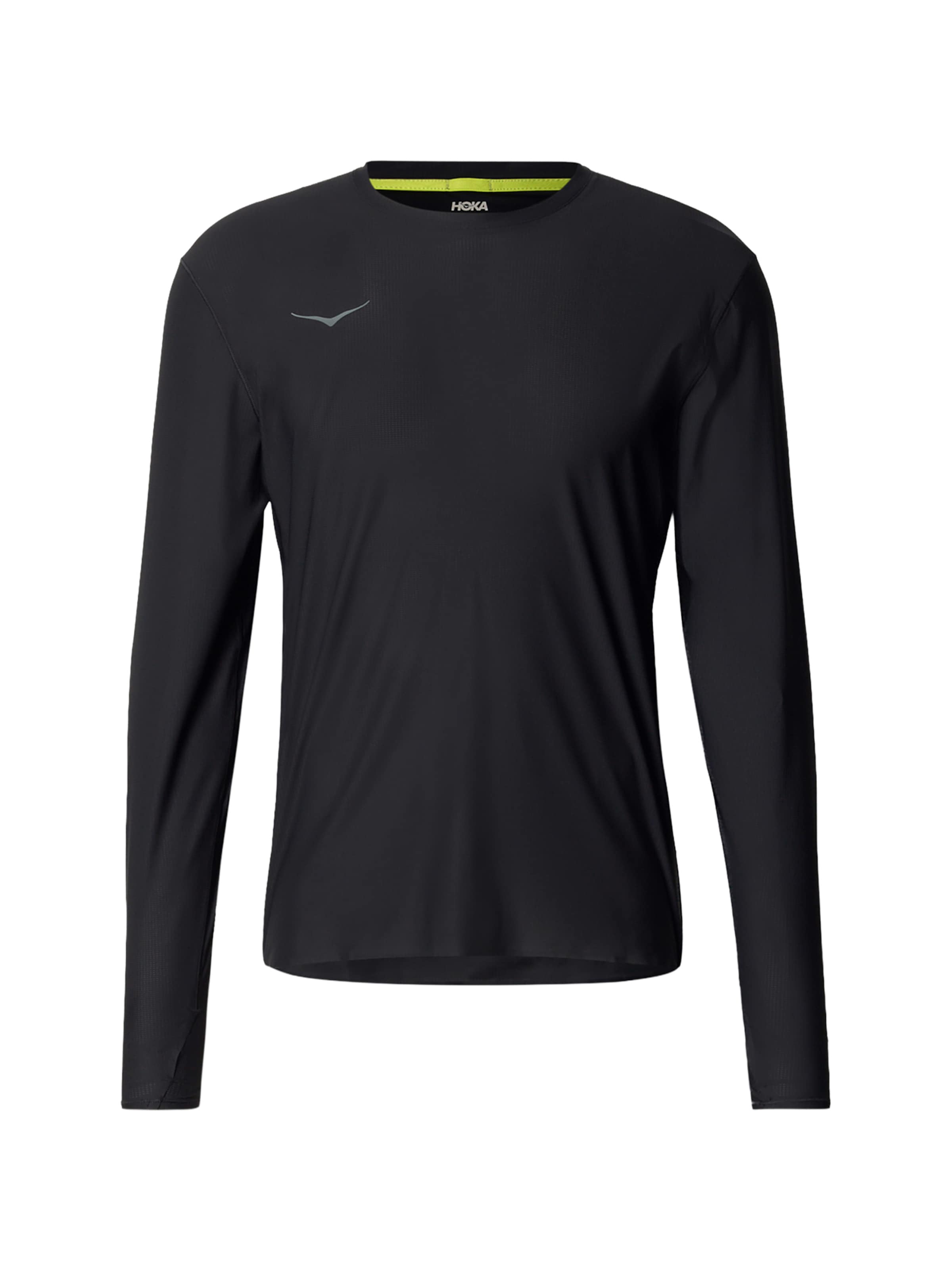 juoda HOKA Sportiniai marškinėliai 'AIROLITE 2.0': priekis
