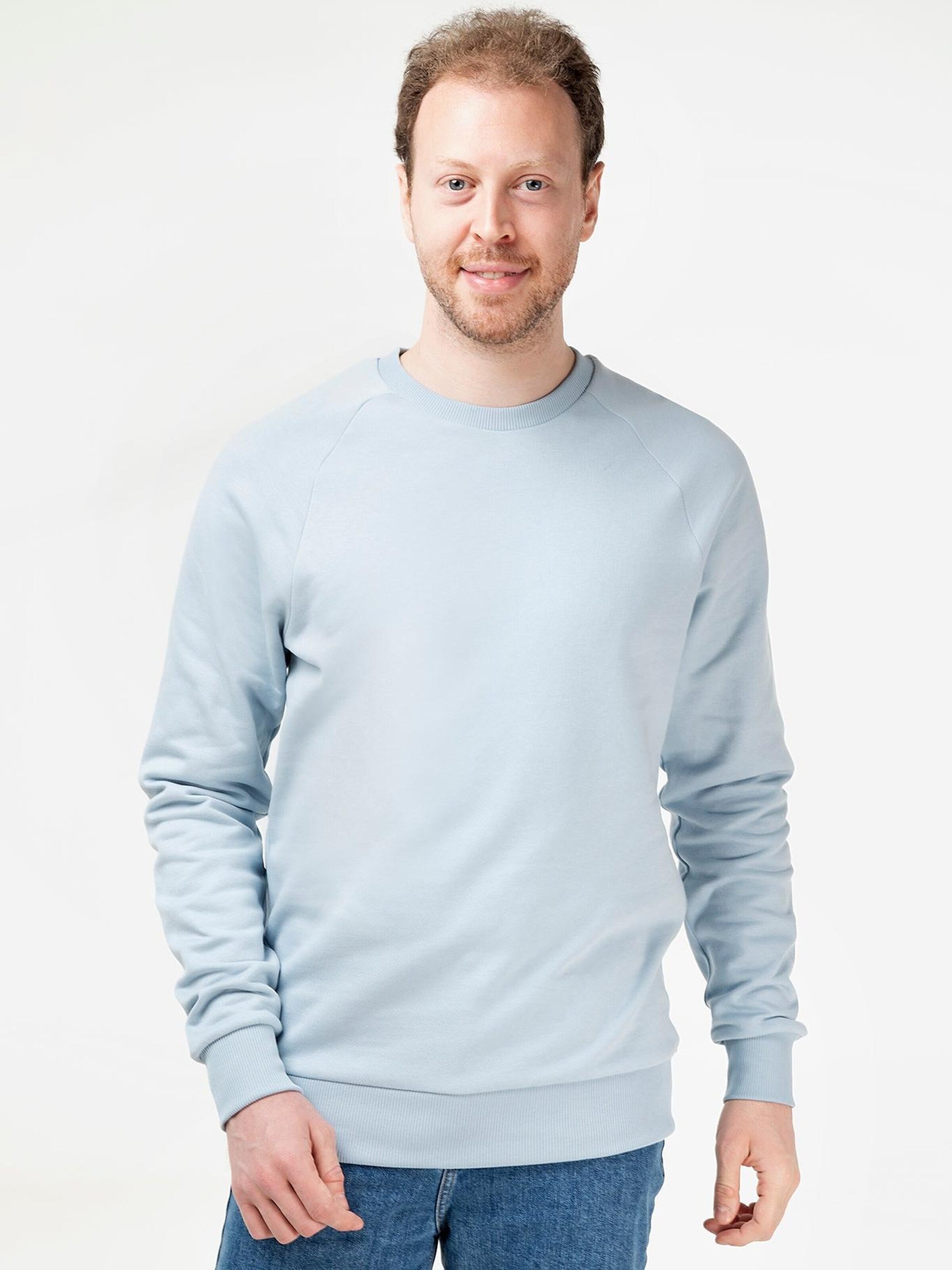 evermind Sweatshirt‌‌‌ in Blau: Vorderseite