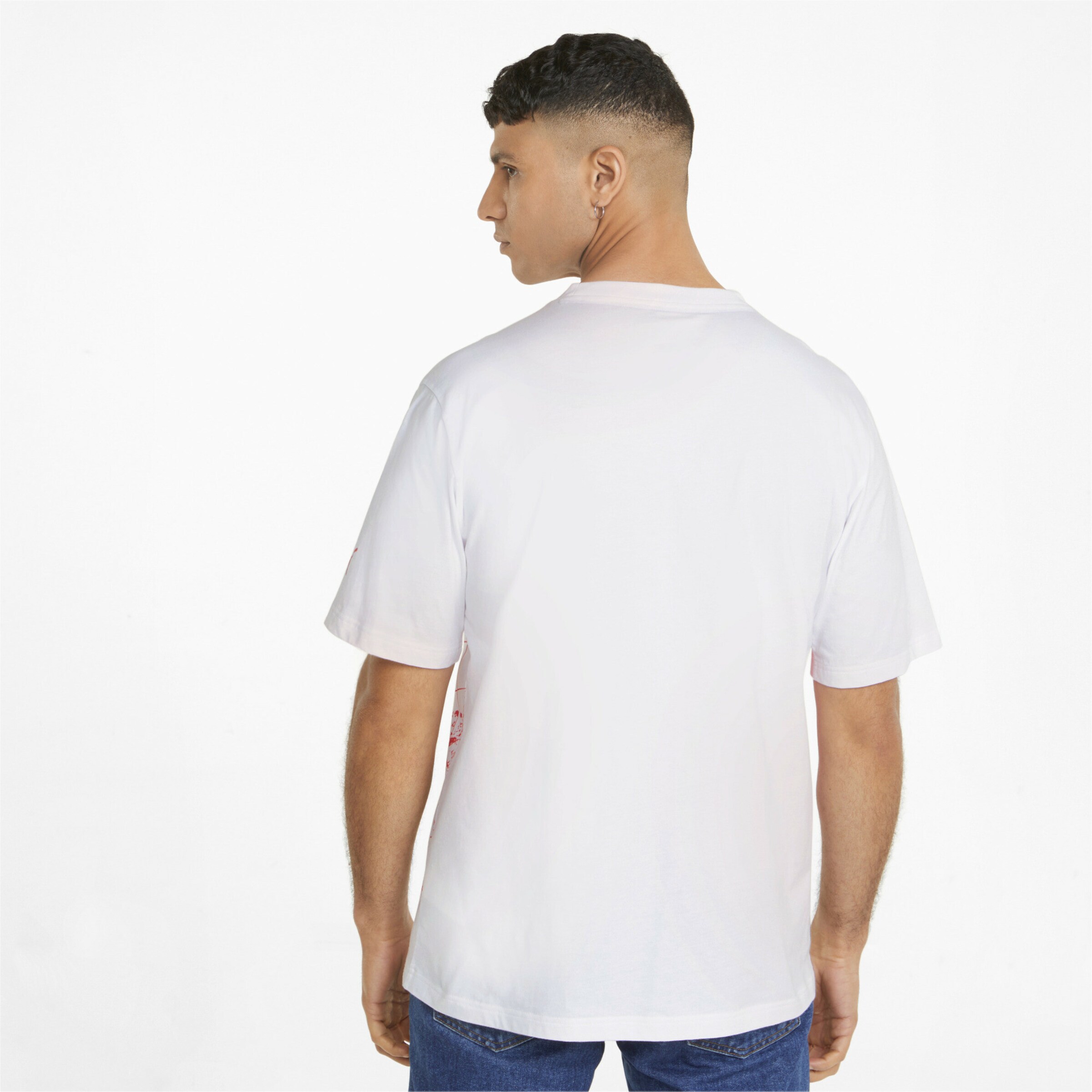 Männer Sportarten PUMA Shirt 'Mercedes F1' in Weiß - RV24085 Männer Sportarten PUMA Shirt 'Mercedes F1' in Weiß - RV24085