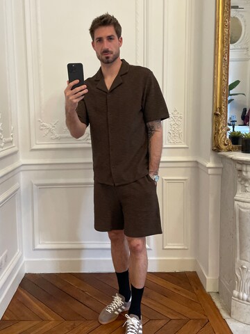 Regular fit Cămașă de la TRAPP pe maro