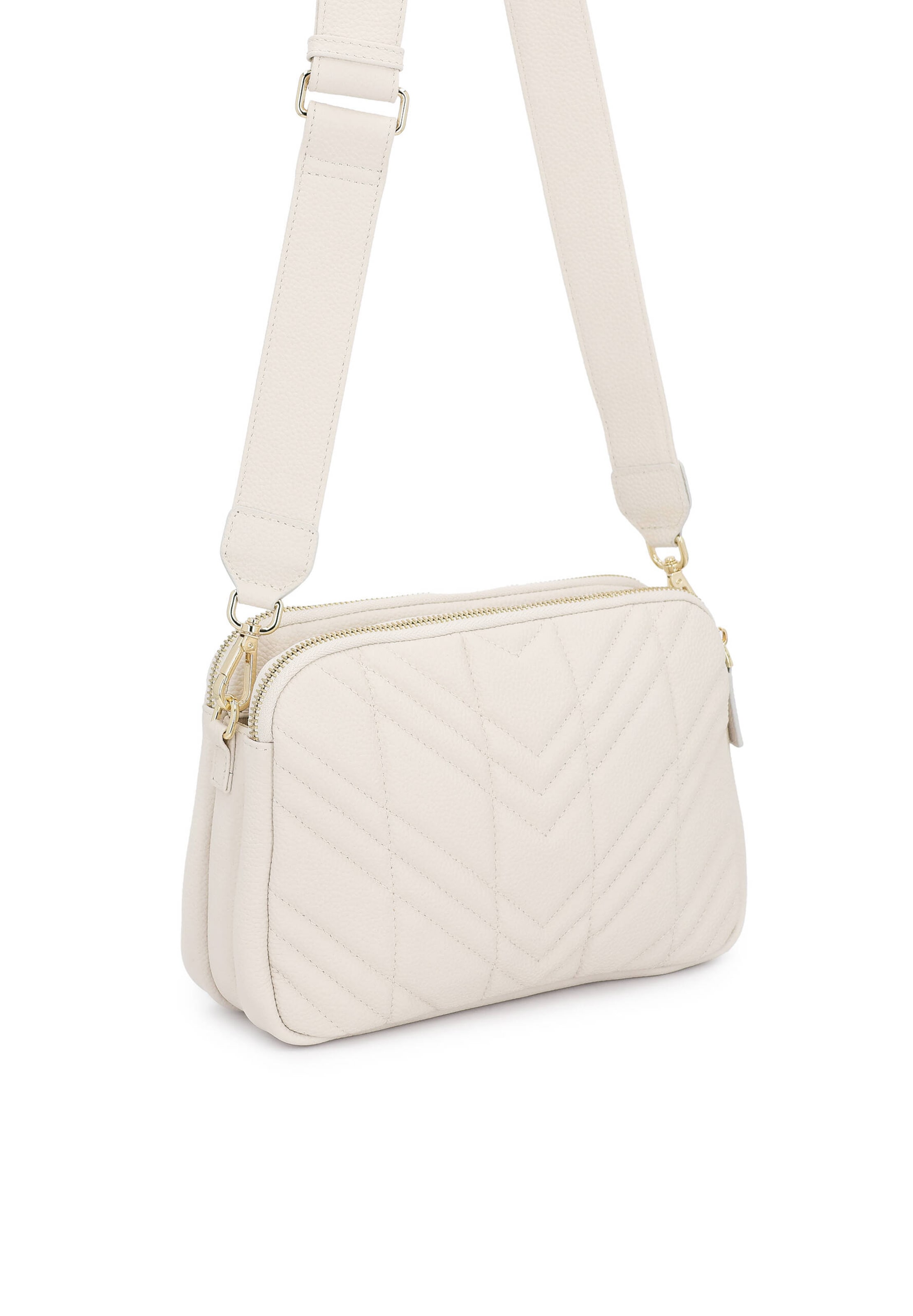 Borsa a tracolla di Kazar in bianco