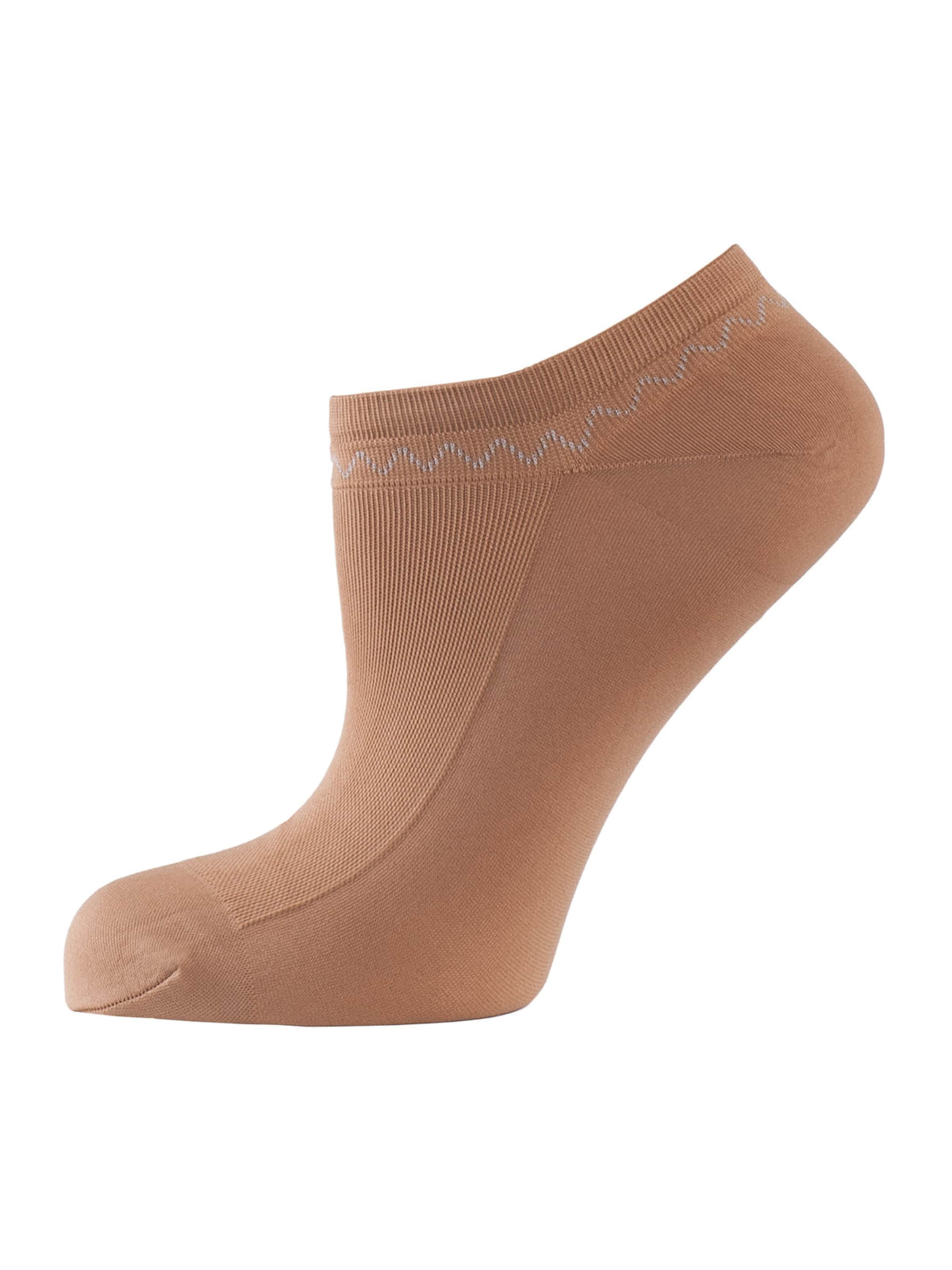 Nur Die Enkelsokken ' Schuhsöckchen ' in Bruin: voorkant