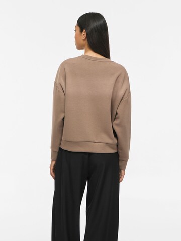 VILA Sweatshirt 'VIReflect' i brun