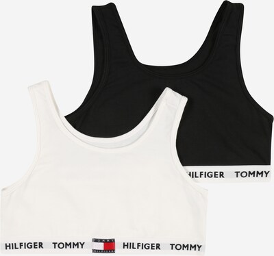 Sutien Tommy Hilfiger Underwear pe negru / alb, Vizualizare produs