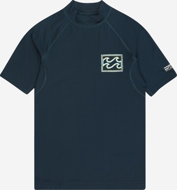 BILLABONG Funkcionalna majica 'CRAYON WAVE' | modra barva: sprednja stran