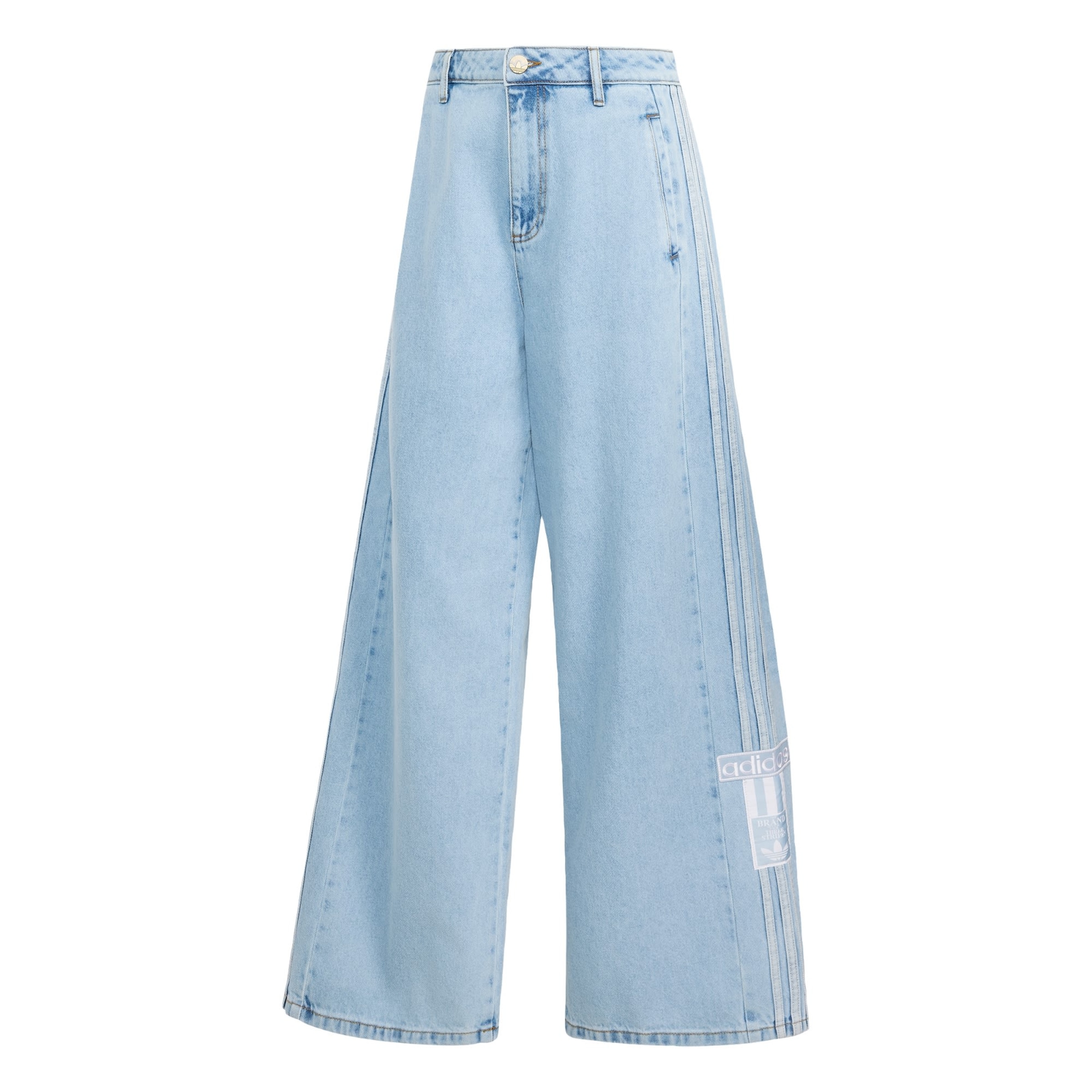 ADIDAS ORIGINALS Wide leg Jeans 'Adibreak' in Blauw: voorkant