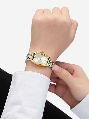 Orologio analogico 'Barrel' di Victoria Hyde in oro: frontale