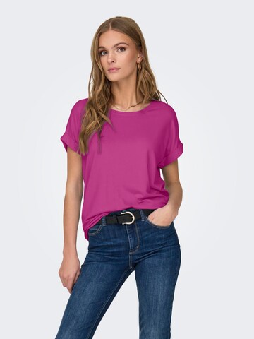 ONLY Μπλουζάκι 'Moster' σε ροζ: μπροστά