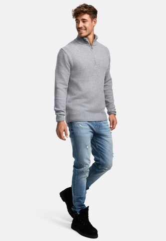 INDICODE JEANS Trui 'Lokant' in Grijs