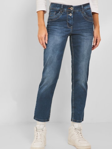 CECIL Regular Jeans 'Nos' in Blauw: voorkant