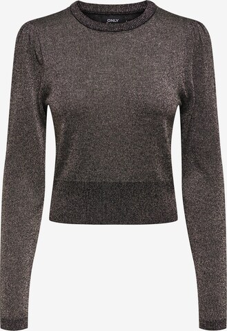 ONLY Пуловер 'LUISA' в сиво: отпред