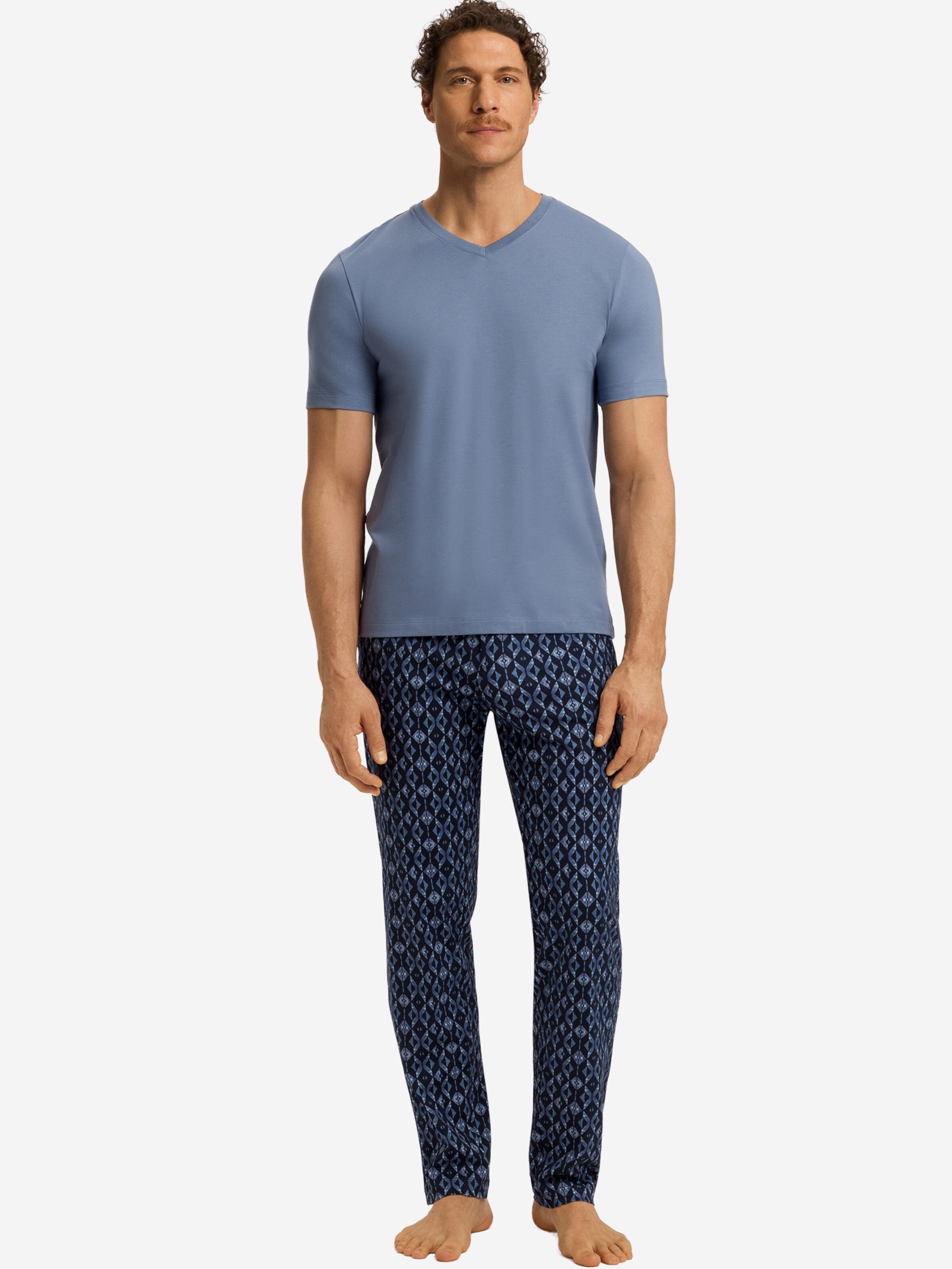 Pantalon de pyjama ' Night & Day ' Hanro en bleu
