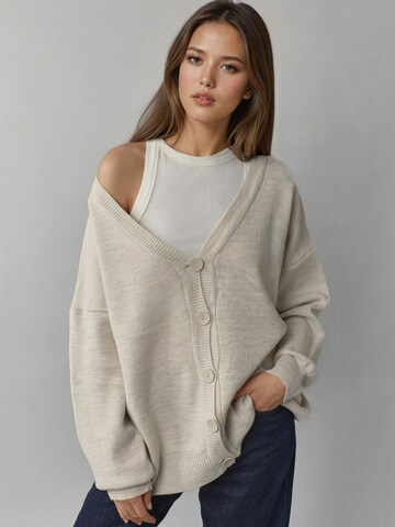My fashion Knit Cardigan 'Strickjacken' in Grey: front