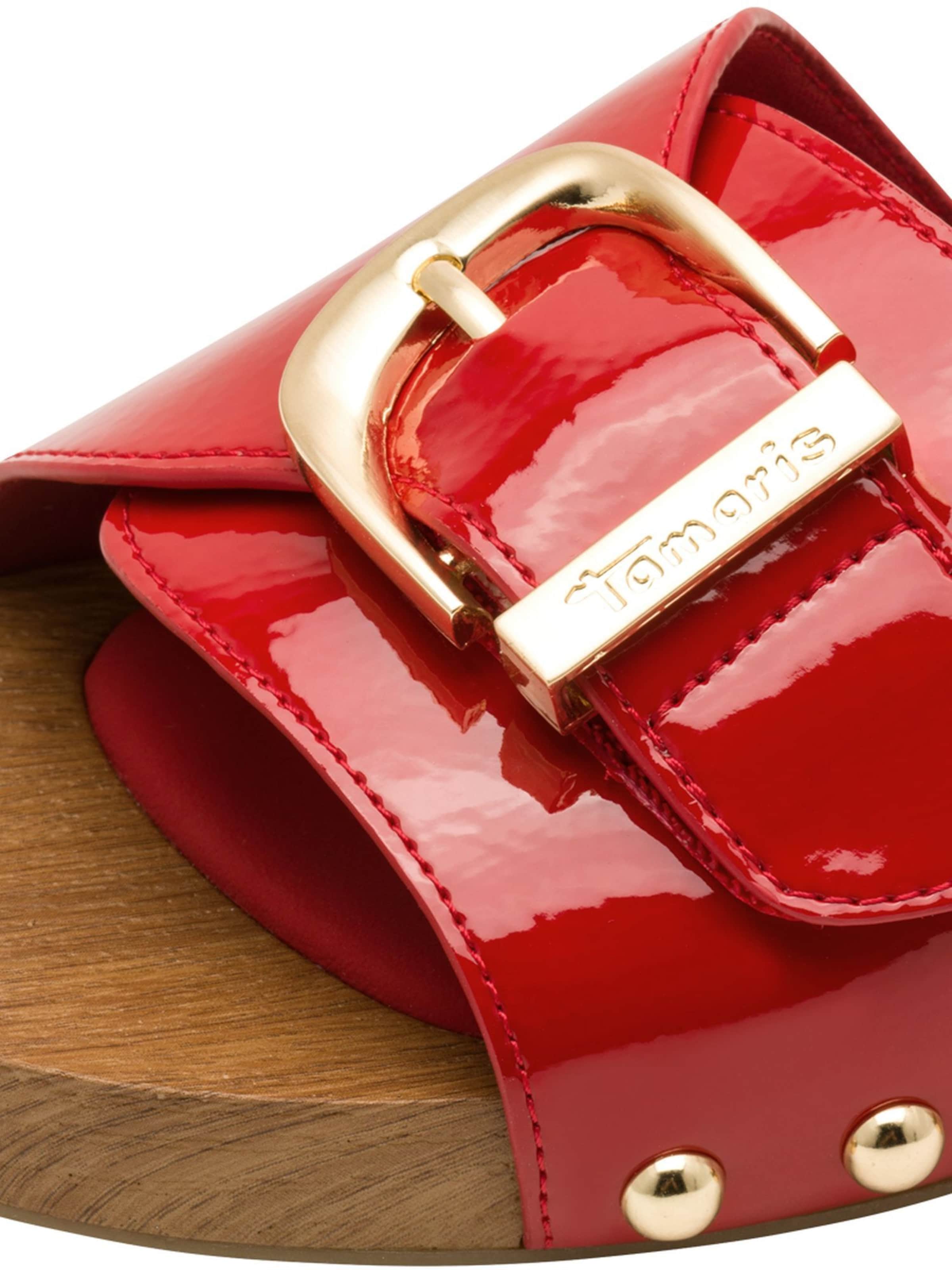 Tamaris Clogs in Red