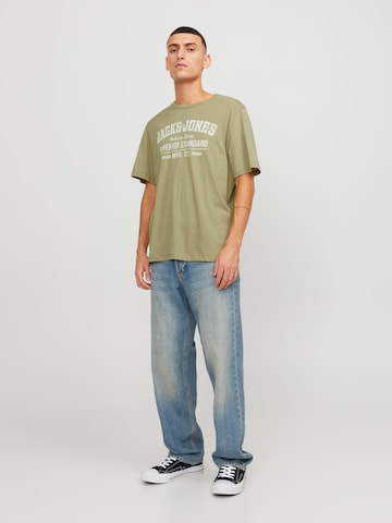 JACK & JONES T-Shirt 'Jeans' in Grün