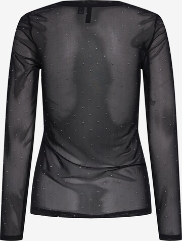 PIECES - Camiseta 'PALLY' en negro