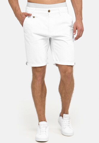 INDICODE JEANS Regular Pants 'Cuba' in White: front