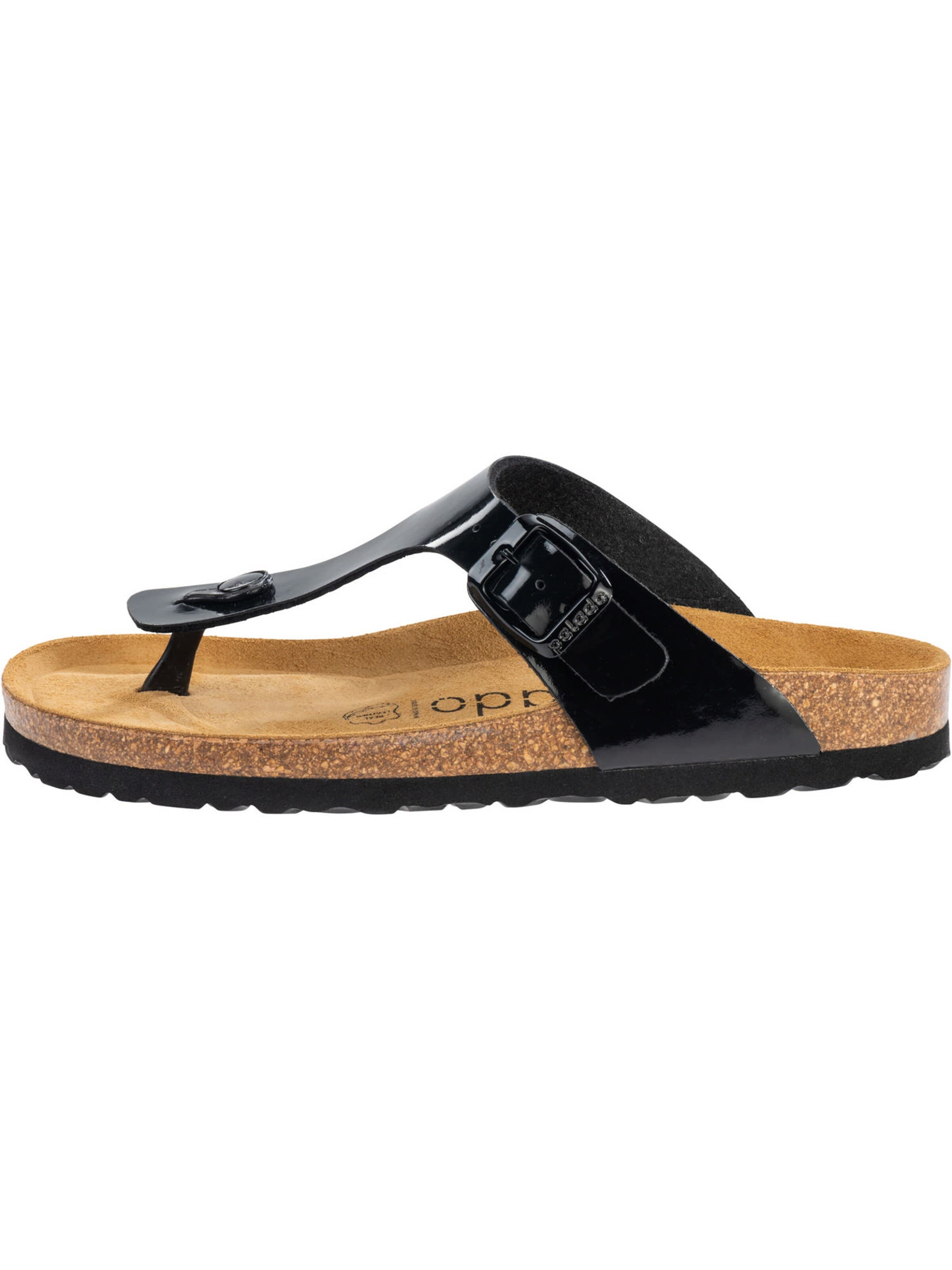Palado - Sandalias de dedo 'Kos Lack' en negro