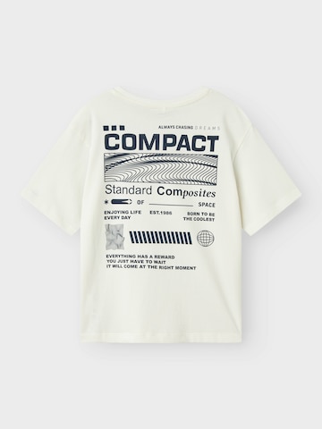 Tricou 'NKMNELSON' de la NAME IT pe alb