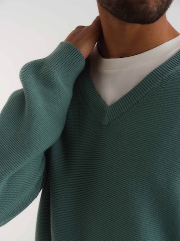 ABOUT YOU x Kevin Trapp Sweater 'Dario' in Green