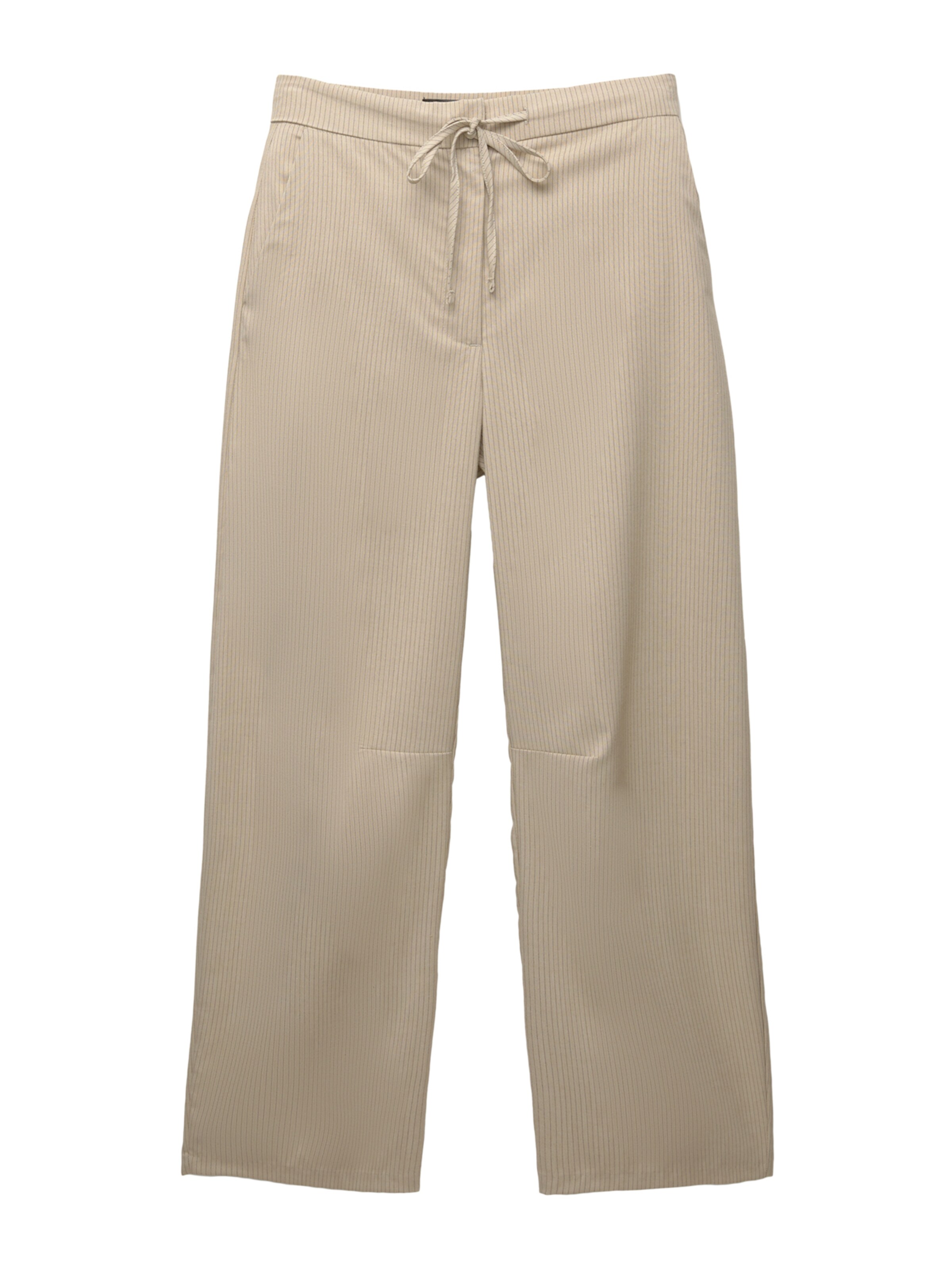 Pull&Bear Loosefit Kalhoty – béžová: přední strana