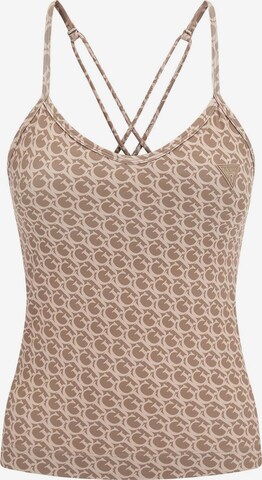 GUESS Top in Beige: front
