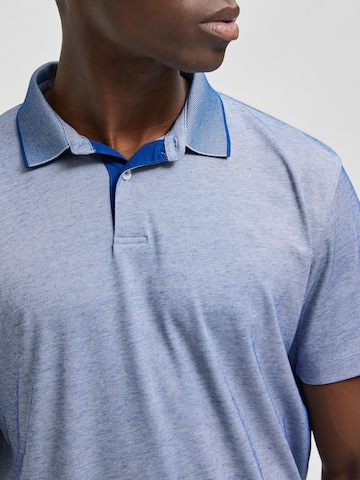 SELECTED HOMME Poloshirt 'Leroy' in Blau