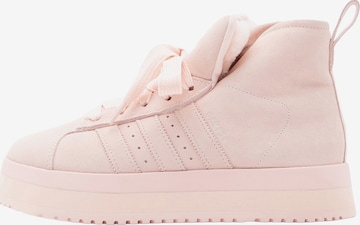 rožinė ADIDAS ORIGINALS Suvarstomieji kulkšnis dengiantys batai 'CAMPUS 00s': priekis