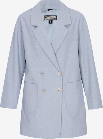 DreiMaster Vintage - Abrigo de entretiempo en azul: frente