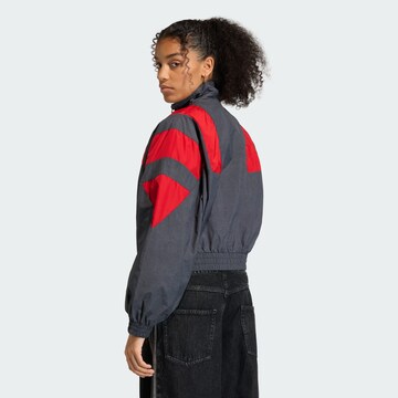 Veste mi-saison 'BLOCKED WASHED ZIPPED TRACK' ADIDAS ORIGINALS en noir